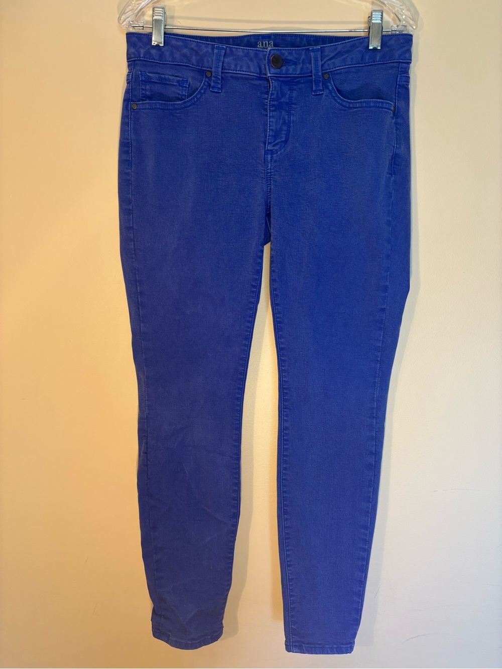 a.n.a Women's Royal Blue Skinny Jeans